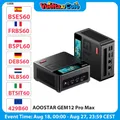 AOOSTAR GEM12 Pro Max Mini PC con display, sblocco delle impronte digitali, AMD Ryzen 7 8845HS 8 Core Max 5,1 GHz, 32 GB DDR5 RAM 1 TB SSD