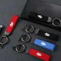 Accessori auto Interni Badge in pelle Portachiavi di identificazione Accessori per Alfa Romeo Giulia Giulietta 159 Mito Spider GTA