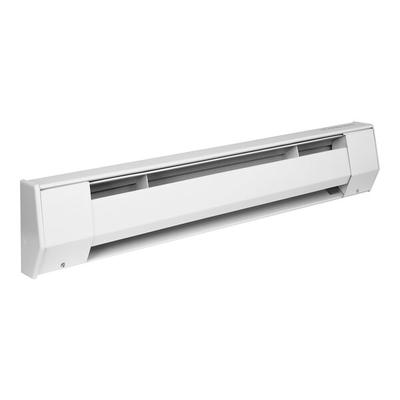 King Electric K Series 60" White Baseboard Convection Heater 5K2412BW - 208/240V, 938/1,250W