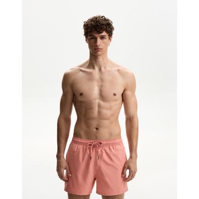 Bershka Plain Swimming Trunks Men M Salmon