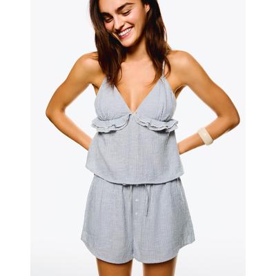 Bershka Rustic Shorts Women L Navy