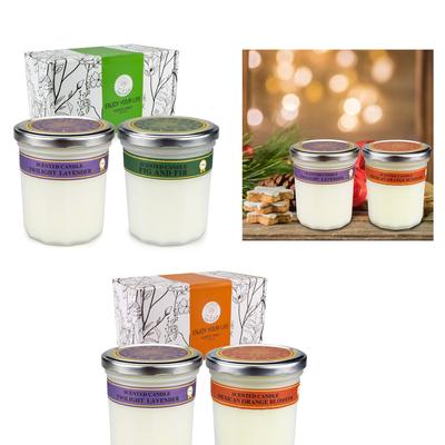 TEMU Aromatherapy Decoration Gifts For Women, 4pcs Glass Scented Decoration Gift Set Aromatherapy Soybean Oil Scented Decoration Set Gifts For Women , Valentine's Day And Easter Image