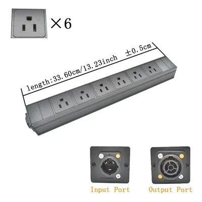 PDU Power strip Postage allowance PDU power board network cabinet 6AC US SOCKET