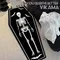 VIKAMA Halloween Theme Crystal Velvet Bedside Rug Household Living Room Bedroom Sofa Bedside Mat Washable Non-slip Silky Carpet