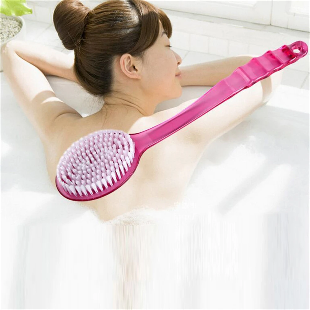 1pc Bad Dusche Zurück Pinsel Langstieligen Wäscher Hohe Qualität Körper Bad Zubehör Reinigung Werkzeug