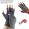 Arhtitis Gloves Men Women Therapy Compression Gloves Hand Arthritis Joint Pain Relief Health Care Half-finger Silicone Gloves