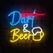 Dart Beer Neon Sign, Darts And Beer Led With Decor, Used For Personalized Wall Lamps In Bars, Clubs, Game Rooms And Home Walls.