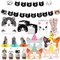 Nette Cartoon Katze Geburtstag Party Supplies Banner Einweg Geformte Pappteller Pappbecher Baby Dusche Kinder Geburtstag Party Dekor