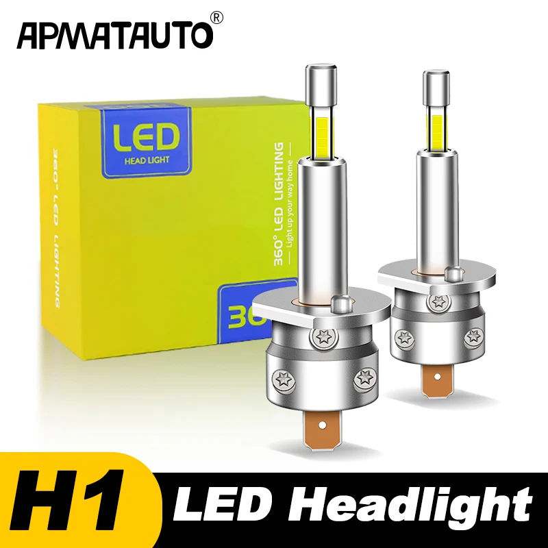 2 Pz H1 H3 HA CONDOTTO LA Lampadina Del Faro Mini 360 Formato 30000LM CSP per Auto Faro Luce Auto Diodo Fendinebbia 12 V 6000 K Automobile