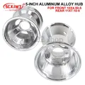 GO KART Ruota anteriore 10X4.50-5 Posteriore 11X7.10-5 pollici Cerchione in lega di alluminio Mozzo ruota Cerchione KARTING ATV UTV Buggy