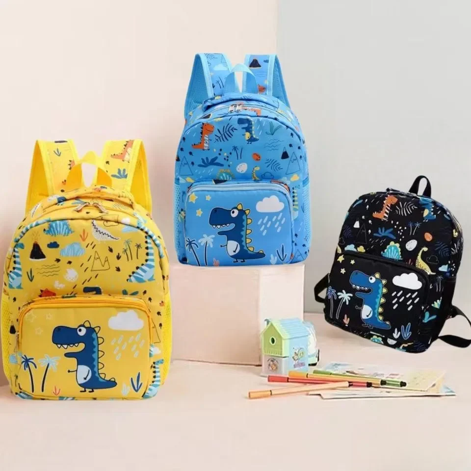 Sac à dos d'école léger à imprimé dinosaure pour garçons et filles d'âge alth