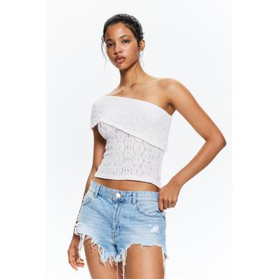 Asymmetric Openwork Top