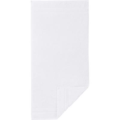 Gästehandtuch EGERIA "Micro Touch", weiß, B:30cm L:50cm, Walkfrottee, Obermaterial: 100% Baumwolle, Handtücher (Packung), Streifenbordüre, extrem saugfähig & flauschig, 100% Baumwolle Image