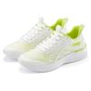 Sneaker LASCANA "Halbschuh, Schnürschuh, Freizeitschuh", Damen, Gr. 42, grün (weiß, lime), Obermaterial: 100% Textilmaterial. Futter: 100% Textilmaterial. Decksohle: 100% Textilmaterial. Laufsohle: 100% Synthetik, mehrfarbig, kontrastfarbene...
