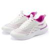 Sneaker LASCANA "Halbschuh, Schnürschuh, Freizeitschuh", Damen, Gr. 39, lila (weiß, lila), Obermaterial: 100% Textilmaterial. Futter: 100% Textilmaterial. Decksohle: 100% Textilmaterial. Laufsohle: 100% Synthetik, mehrfarbig, kontrastfarbene...
