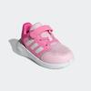 Klettschuh ADIDAS SPORTSWEAR "TENSAUR RUN 3.0 KIDS", Gr. 27, pink (clear pink, cloud weiß, pulse magenta), Textil, Synthetik, sportlich, Schuhe, für Kinder