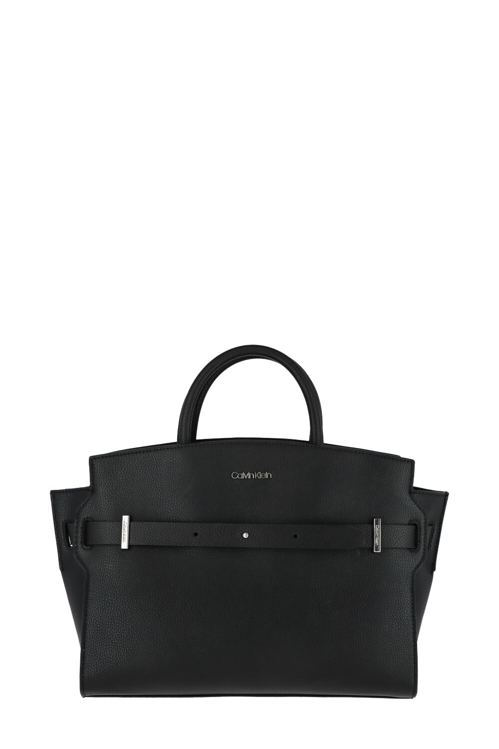 Calvin Klein Damen schwarze Polyurethan-Handtasche Image