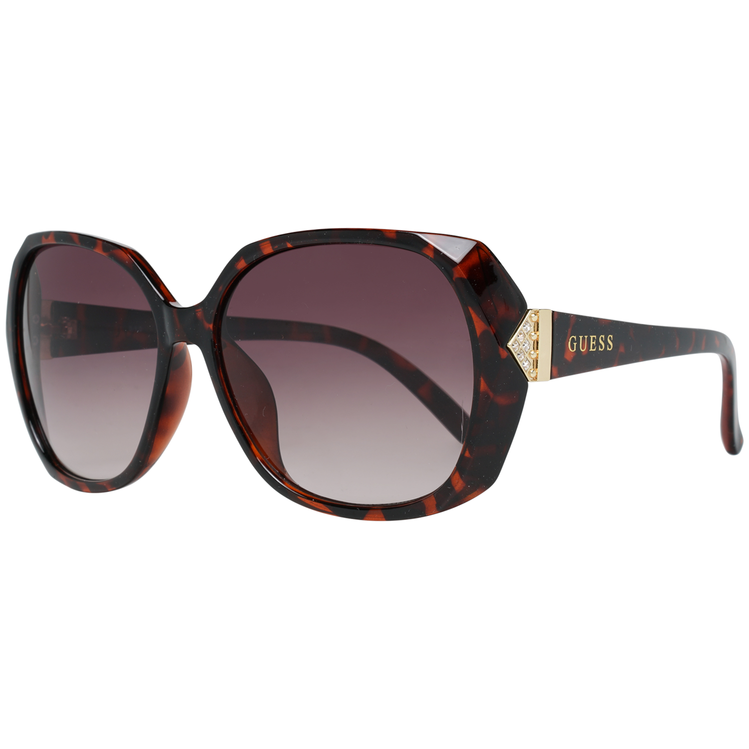Guess GF5082 02C noir gris dÃ©gradÃ© lunettes de soleil miroirs Image
