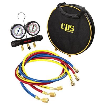 PRO-SET MT2H7P5A Manifold Gauge Set,5 ft L,3 1/2 in Gauge