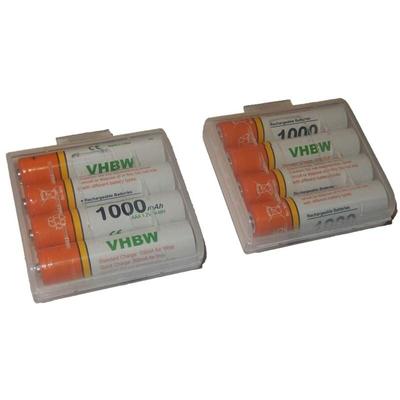 Vhbw - 8x aaa Micro Akku kompatibel mit Panasonic KX-TG6721G, KX-TG6722AR, KX-TG6721AR schnurlos Image