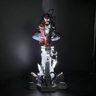TEMU Officially Licensed Spider-man Venom Symbiote Gk Figurine Model Collectible Statue Gift