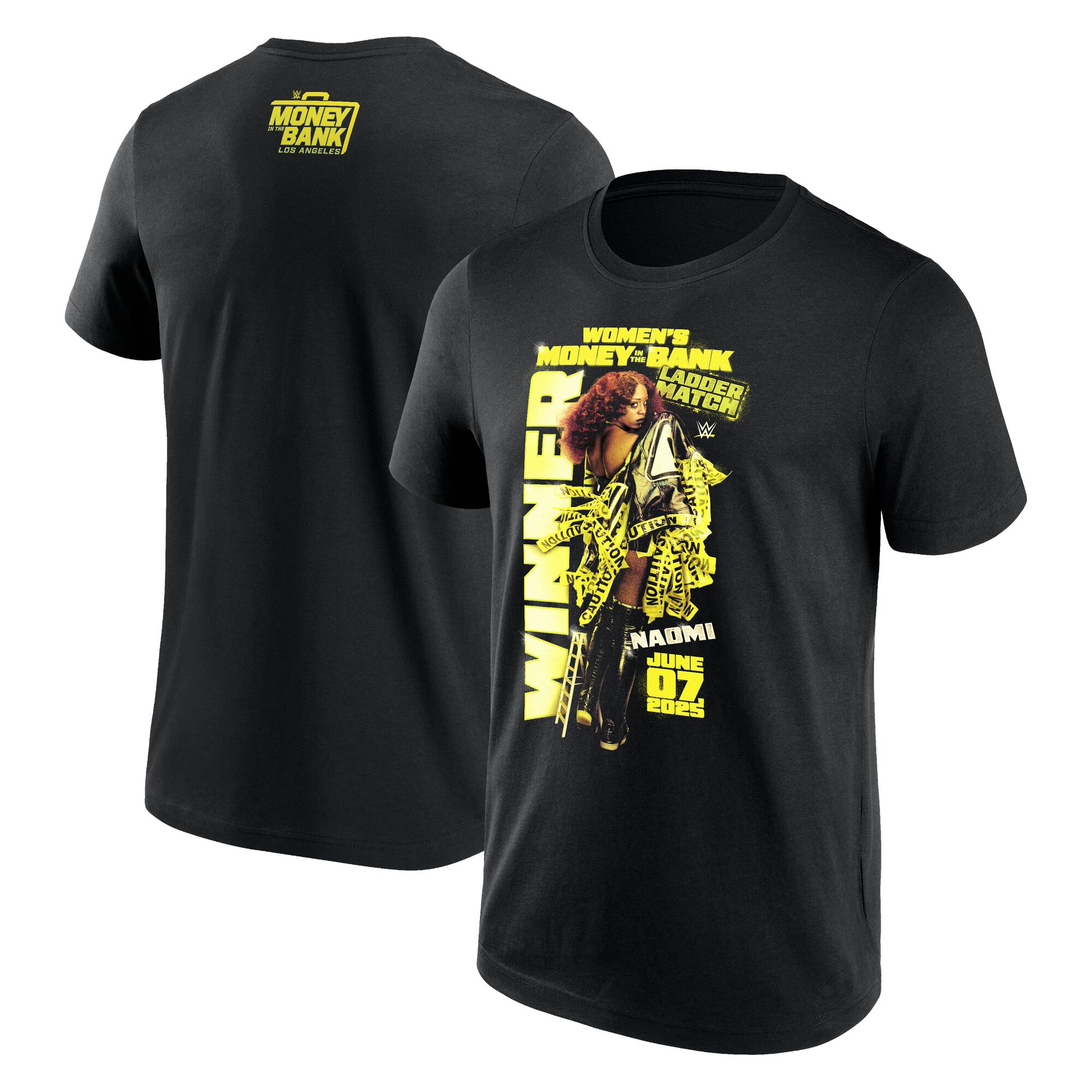 WWE Money In The Bank Winner 2025 Naomi T-Shirt - Herren Image