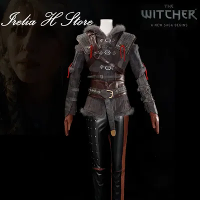 Irelia H Store The Witcher 4 Ciri Cosplay-Kostüm für Herren, Halloween-Partykleid, kann in Image