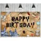 Magischer Zauberer Alles Gute zum Geburtstag Zeichen Banner Zauberer Geburtstag Party Hintergrund Magischer Zauberer Geburtstag Party Supplies Dekoration Jungen Mädchen