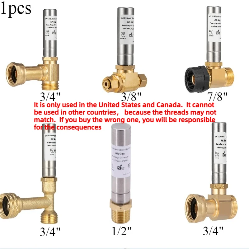 1PC Water Hammer Arrestor for Washing Machine Refrigerator Toilet plumbing Swive water hammer eliminator replacement