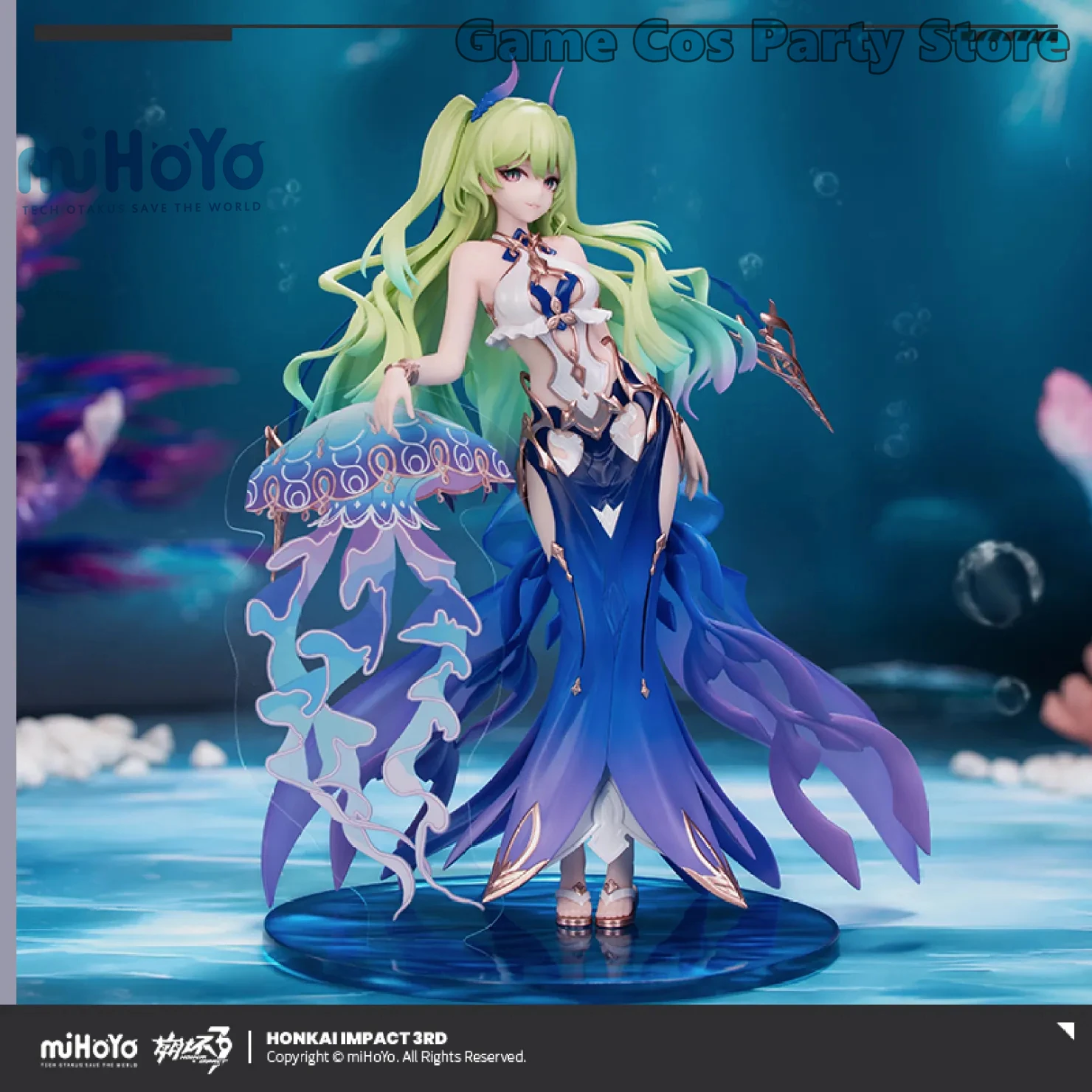 [Original] Honkai Impact 3rd Gift+ Mobius DAUGHTER OF CORALS Ver. 1/8 PUPPEN Anime Cartoon Statue Spiel Modell Halloween Weihnachtsgeschenke Image