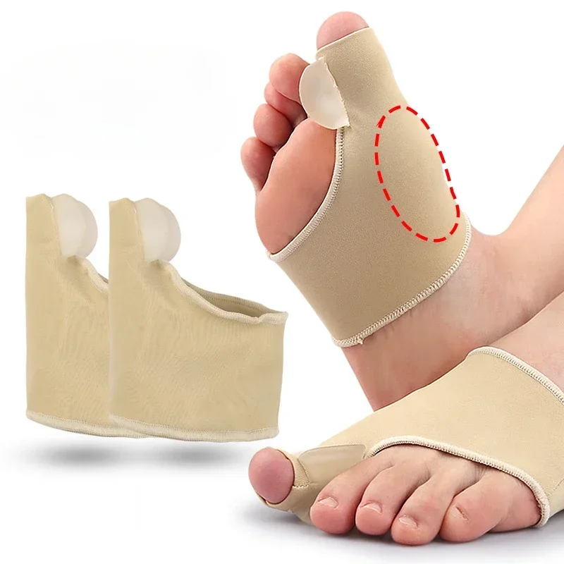 Fußpflege Zehenspreizer Hallux Valgus Bunion Corrector Orthesen Füße Knochen Daumenversteller Korrektur Pediküre Sockenglätter Image