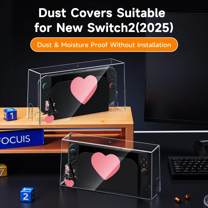 Geeignet für Switch2 Staubschutzhülle, Basis-Schutzhülle, geschaltete Acryl-Hostschale, staub- und sturzsicher Image