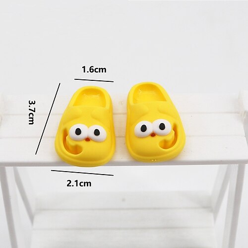Puppenschuhe ForLabubu Premium-Modenschuhe für 17 cm Puppen Zubehör Labubus Dress Up Dekorationszubehör Mini Finger Schuhe Keine Puppe
