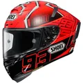 Casco moto da strada Shoei X-Spirit 3 integrale Shoei X-14 X-Fourteen Marquez 4 TC-1 Casco rosso blu