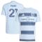 Men's adidas Manu García Light Blue Sporting Kansas City 2025 One KC Replica Player Jersey