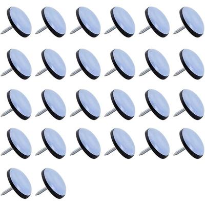 Ersandy - Teflon-Gleiter, 26 Stück Teflon-Gleitpad ø 22 mm Teflon-Möbelgleiter, professionelle Image