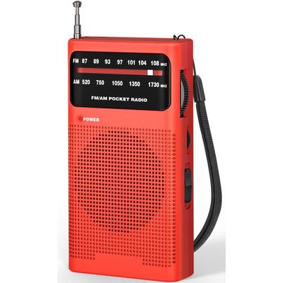 Ccykxa - Tragbares Radio, Transistor-Taschenradio mit hervorragendem Empfang, hervorragender Image