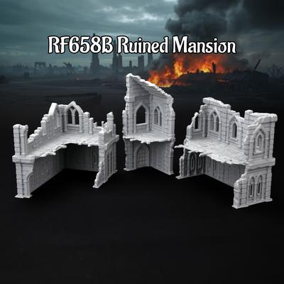 TEMU Rpg Terrain Set - Mansion & Mansion - Build Bustling , Beautiful Estates, Crumbling Ruins & Decaying | Perfect Gift For Rpg Fans, , Tabletop Game Scenery Image