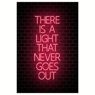 TEMU 1 Piece Of Frameless Canvas Featuring The Print ' Is That Never Out' By The , A Morrissey Poster Suitable For Decorating Your Living Room, Bedroom, Office, , Measuring 12x18 Inches. Image