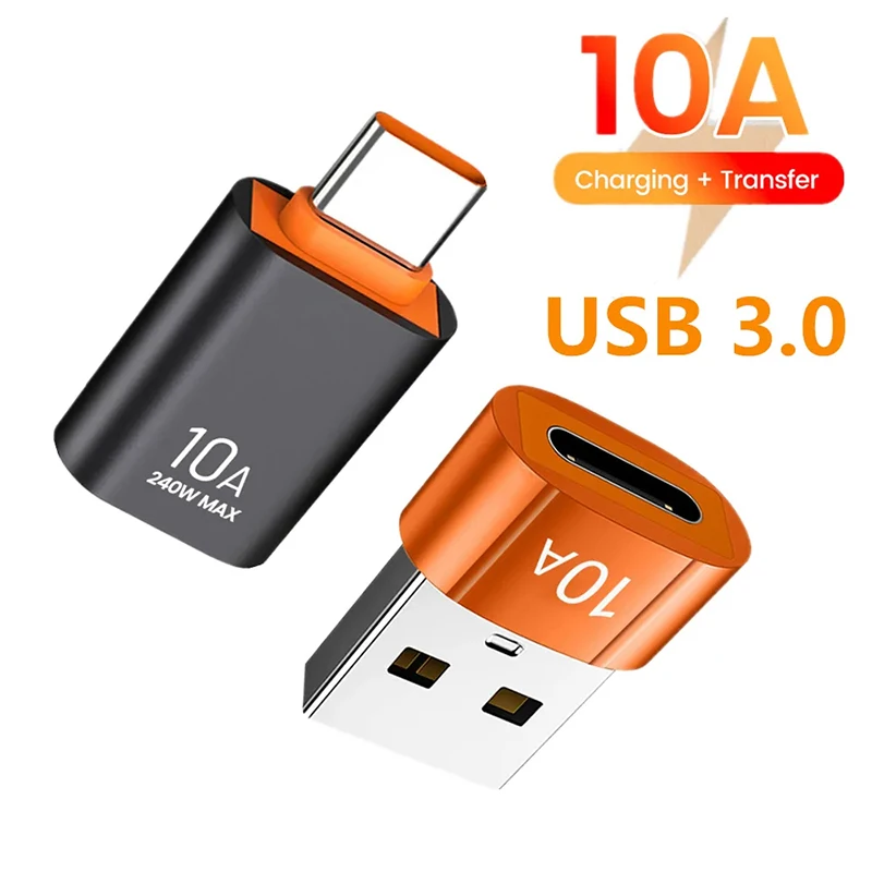 USB 3.0 10A USB A zu USB C OTG Adapter Typ C zu USB Konverter USB 3.0 Adapter für Xiaomi 12 MacBook USB zu Typ C OTG Stecker Image