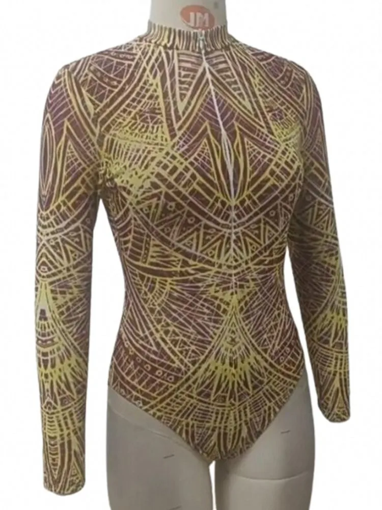 Mesh Hohe Taille Sexy Badeanzug Frauen Sommer Badeanzug Bikini Set Langarm Bademode Strand Schwimmen Anzug Für Weibliche Купа Image