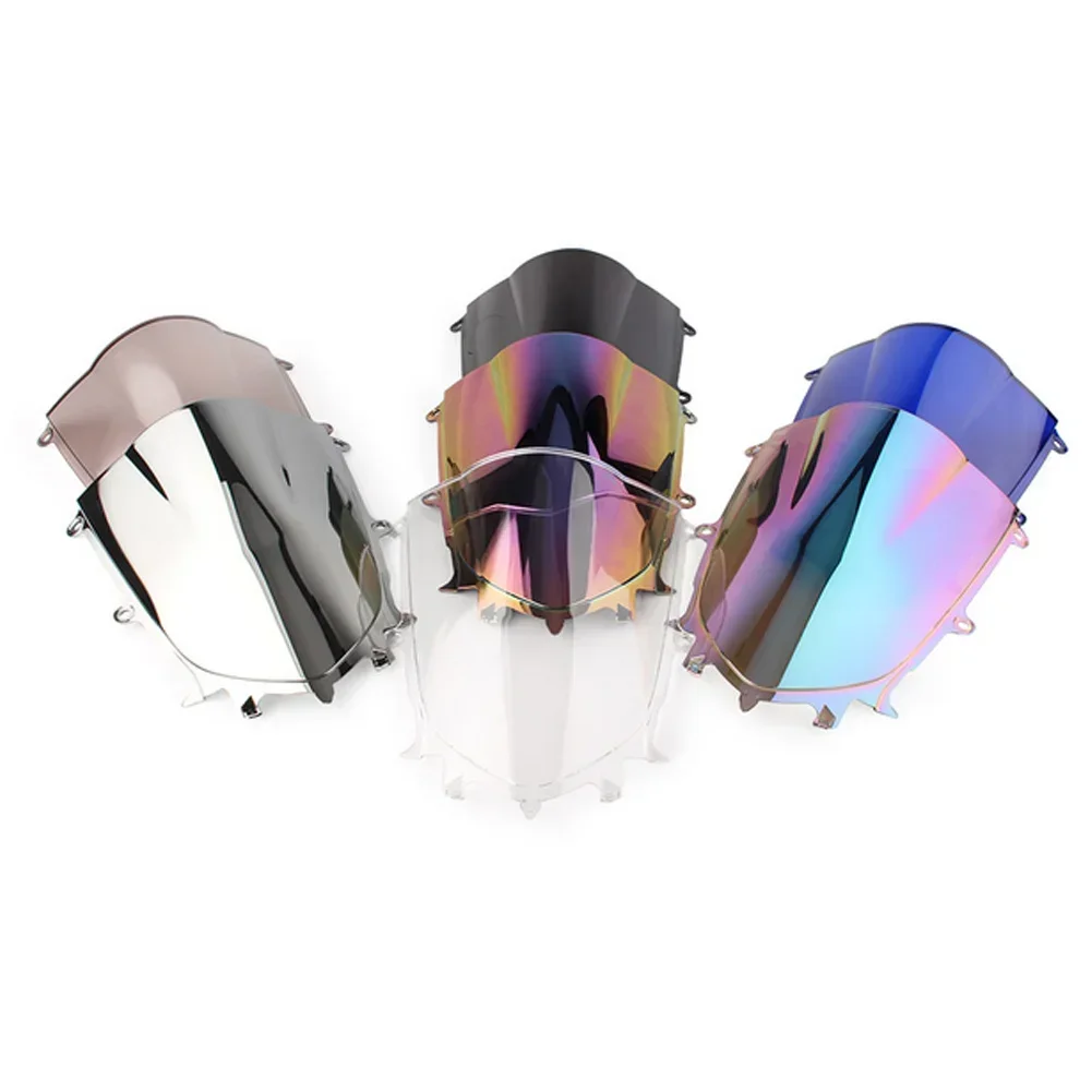 Für Yamaha YZF 600 R6 R7 2017-2019 2020 2021 2022 2023 Motorrad bildschirm Double Bubble Windschutzscheibe Deflektor schutz Windschutzscheibe Image