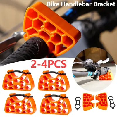 2/4PC Bike Handlebar Stand Clip-On Stabilizer for Inverted Parking Stable MTB Maintenance Bicycle Repair Tools for 30~34mm Grips