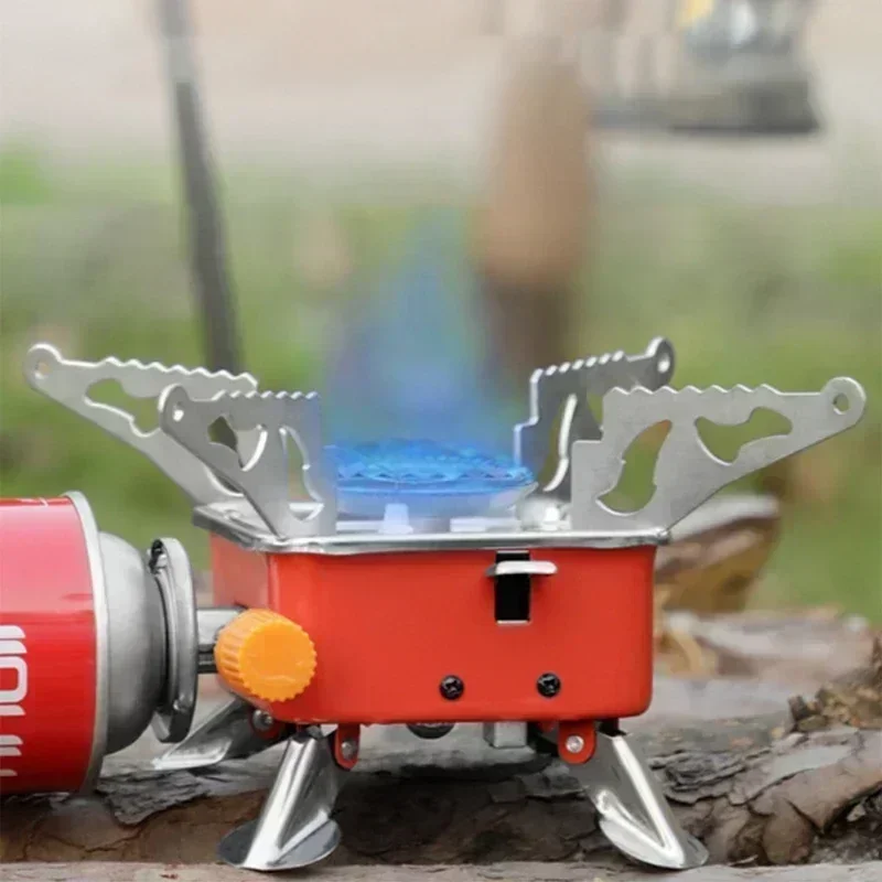 Neue Tragbare Camping Herd Elektronische zündung Faltbare Outdoor Brenner Ofen Küche Ausrüstung Camping Camping Gas Grill Image