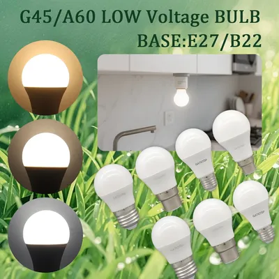 4-20PCS LED Bulb Lights E27 AC DC 12V 24V 48V lampada luz B22 lamp 3W 5W 10W spot bulb Led Light Bulbs for Outdoor Lighting