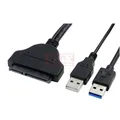 Cavo adattatore SATA da 22 pin a USB 3.0 o USB 2.0 per convertitore per disco rigido di alimentazione esterna HDD da 2,5/3,5 pollici