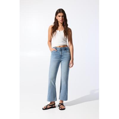 Mid-Rise Kick Flare Jeans