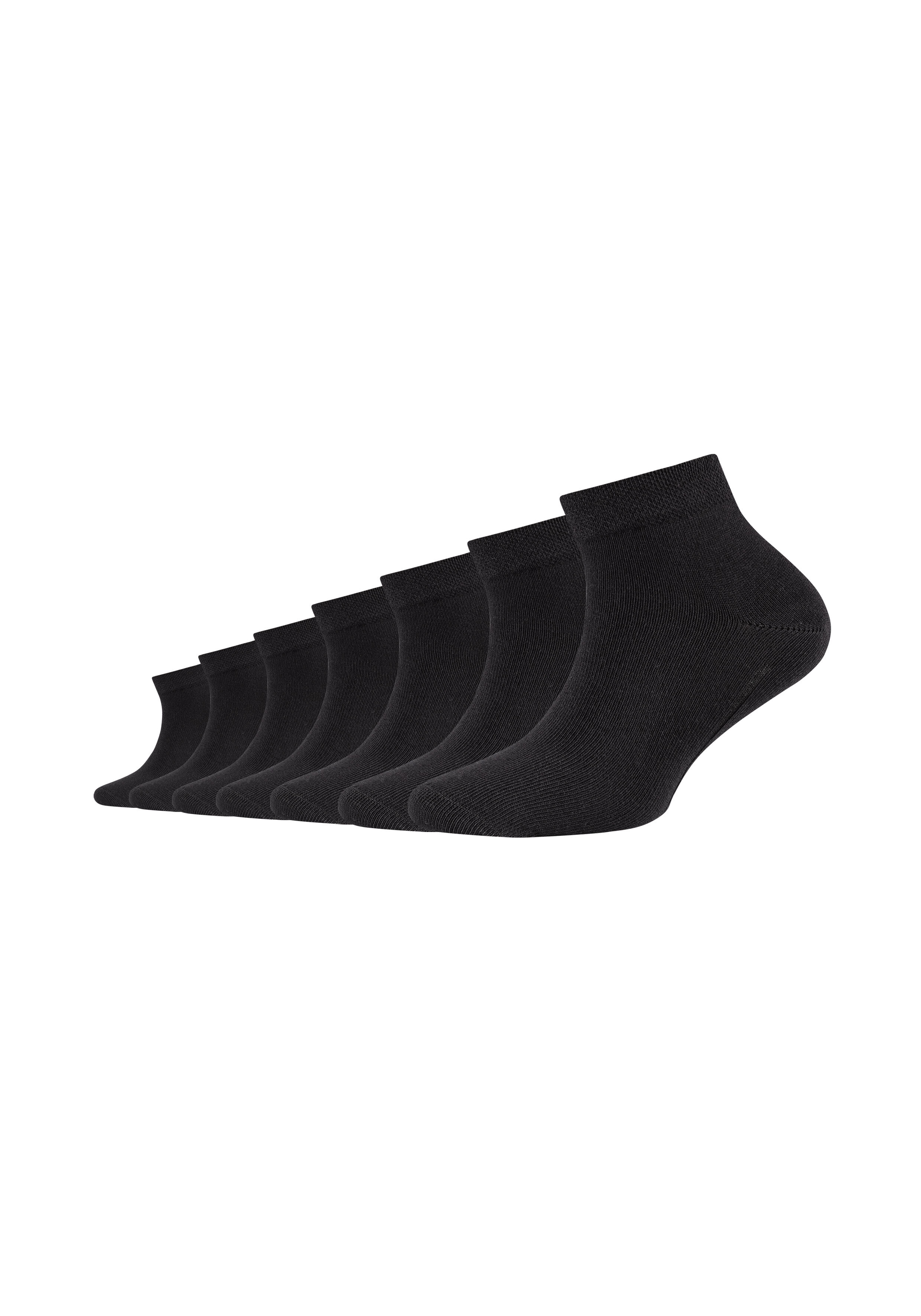 Kurzsocken CAMANO "ca-soft", Kinder, Gr. 39-42, schwarz, Baumwollmischung, unifarben, normal, Socken, mit verstärktem Fersen- und Zehenbereich Image