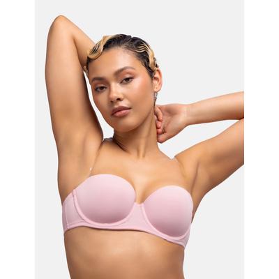 Bügel-BH DORINA "MICHELLE", Damen, Gr. 85, Cup E, pink, Obermaterial: 64% Polyamid, 26% Polyester, 10% Elasthan, unifarben, casual, bequem, BHs, mit vorgeformten Cups Image