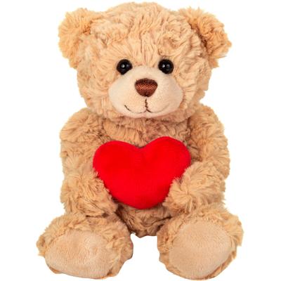 Kuscheltier TEDDY HERMANN "Teddy mit Herz beige 20 cm", beige, Plüschfiguren, KinderB:11cm H:8cm L:20cm, B:11cm H:8cm L:20cm Image